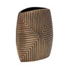 Decorative Ceramic Vase - Sculptural Form for Bedroom, Table, Living Room, or Office Accent - Minimalist Flower Vase Look for Modern House Interiors - 4 of 4