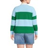 Lands' End Women's Drifter Rugby with Woven Collar Sweater - 2 of 3