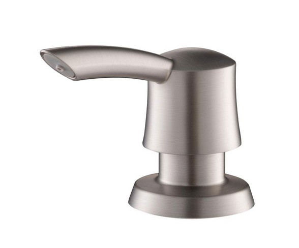 Kraus Savan Countertop Kitchen Sink Dish Hand Soap Dispenser, Stainless Steel