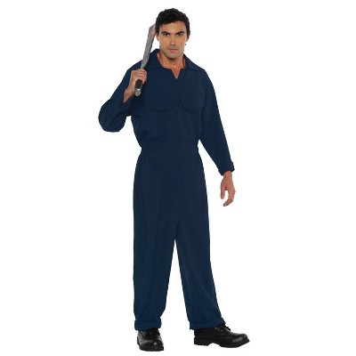 Adult Boiler Suit Dark Blue Halloween Costume One Size