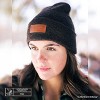 NorthernKnit Wear - Recycled Wool Blend Super Soft Cuffed Beanie for Men and Women, Sustainable and Lightweight Beanie Hat - 4 of 4