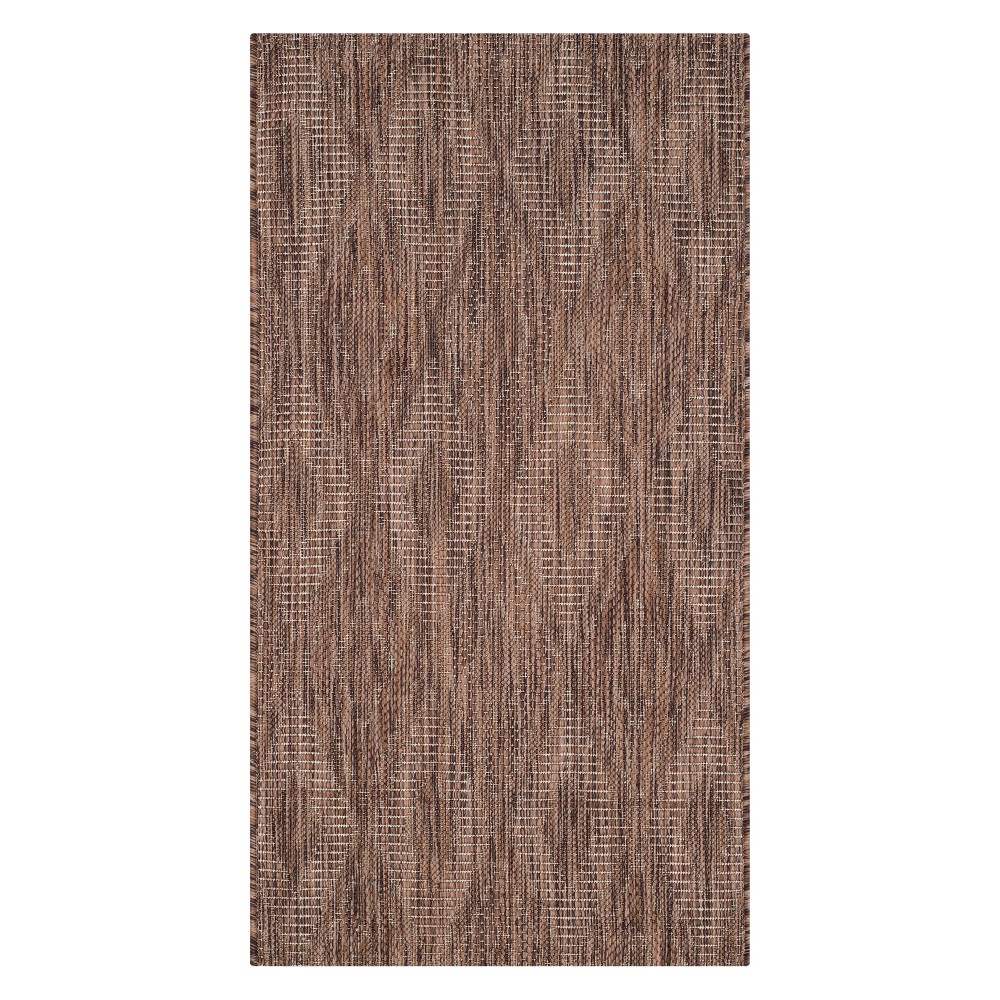  x 3'7in Bolton Outdoor Rug Brown