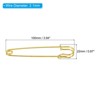Unique Bargains Large Metal Sturdy Sewing Safety Pins for Blankets 20 Pcs - 2 of 4