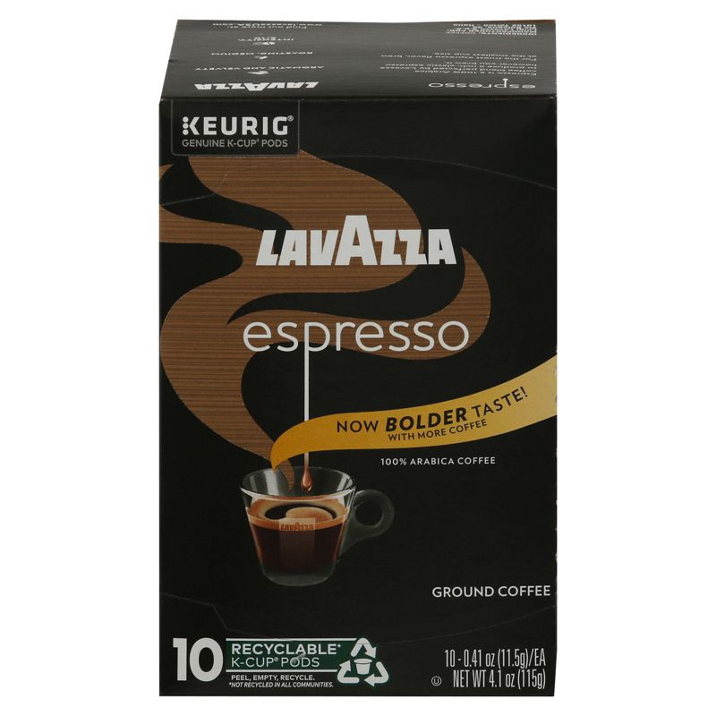 Lavazza Espresso Arabica Ground Coffee K-Cup Pods - Case of 6/10 ct, 2 of 4
