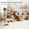 Machine Washable Carpet, Non-Slip And Non-Linting, Large Indoor Carpet, Modern Border Low Pile Foldable Carpet, Bedroom, Living Room, Kids Room - 4 of 4
