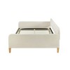 Sapphtopaz Daybed with 4 Support Legs Velvet Fabric Upholstered Bed Frame with Button Tufted and Slats Support for Apartment, Bedroom - 3 of 4
