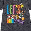 - Paw Patrol - LETS PLAY Graphic Short Sleeve Fleece Dress - 2 of 4