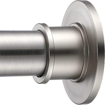 Shower Curtain Rod - Never Rust Non-Slip 43-72 Inch Stainless Steel