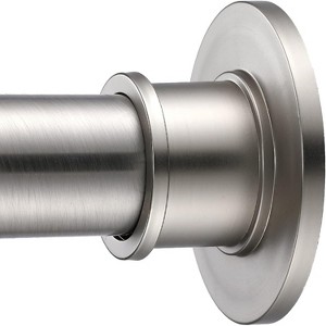 Shower Curtain Rod - Never Rust Non-Slip 43-72 Inch Stainless Steel - 1 of 4
