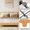 Wood Platform Bed Frame, Wood Slat Support, No Box Spring Needed, Easy Assembly, Noise-Free Design, Underbed Space for Storage - 4 of 4