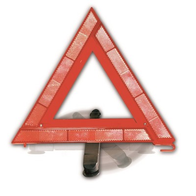 Window Triangle Safety Sign Orange - Justin Case