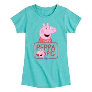 Girls' - Peppa Pig - Character Fitted Short Sleeve Graphic T-Shirt - 1 of 4