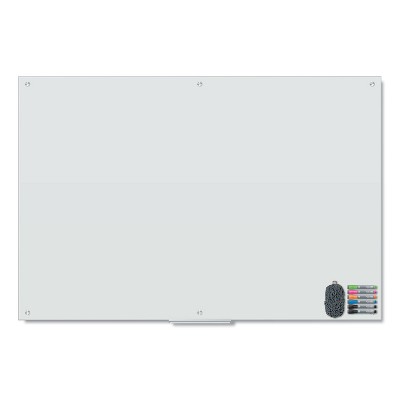 U Brands Magnetic Glass Dry Erase Board Value Pack 72 x 48 White 3974U00-01