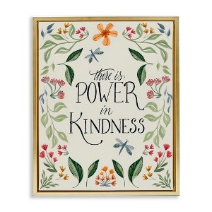 Stupell Industries Floral Power in Kindness, 17" x 21" - 1 of 4