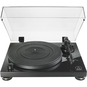 Audio Technica AT-LPW50PB Fully Manual Belt-Drive Turntable | Speed Sensor Motor System with Anti-Skate Control - Black - 1 of 4