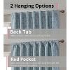 HLC.ME Franklin Moroccan 100% Complete Blackout Heavy Thermal Insulated Rod Pocket Back Tab Curtain Panels, Set of 2 - 3 of 4