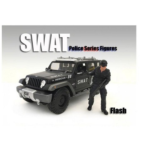 Swat Team Flash Figure For 1 18 Scale Models By American Diorama Target - roblox swat toy target