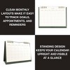 Altitude Supplies 9"x6.5" Monthly Standing Desk Calendar, July 2025 to June 2026, Dark Sage - 3 of 4