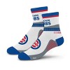 MLB Chicago Cubs Large Quarter Socks: Cushioned Heel & Toe, Midweight Fabric - 2 of 4