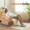 Lyngins Cozy Bean Bag Chair with Soft Removable Cover, Stylish Accent Chair & Single Sofa Chair for Living Room, Plush Lounge Seating for Kids & Teens - 4 of 4