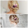 Unique Bargains Women's Portable Simulated Flowers Side Comb 1 Pc - 4 of 4