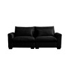 75" Corduroy Fabric 2-Seater Sofa with Flexible Combination and Extended Deep Seat - 4 of 4