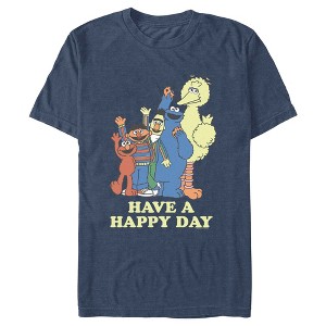 Men's Sesame Street Have a Happy Day T-Shirt - 1 of 4
