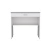 INFURNIC Desks Modern Office Desk with Spacious Drawer and Sturdy Two Leg Design for Organized Workspace, White, 19.6"*31.5"*29" - 4 of 4