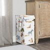 Sweet Jojo Designs Boy, Girl, Unisex/Gender Neutral Foldable Laundry Hamper with Handles Jungle Multicolor - 2 of 4