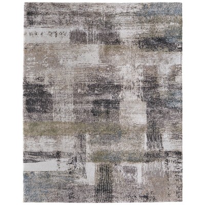 Skyview Modern Abstract Gray/Taupe/Ivory Area Rug