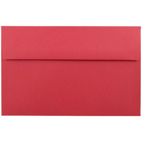 Jam Paper A10 Colored Invitation Envelopes - 6 X 9 1/2 - Red Recycled ...