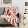 Ribbed Plush Throw Blanket - Room Essentials™ - image 2 of 4