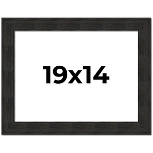 PosterPalooza | Contemporary Black Picture Frame - UV Acrylic, Backing Board, Hanging Hardware Included - 1 of 4