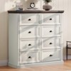AMERLIFE Farmhouse Drawer Dresser with Storage Drawers - 3 of 4