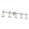 Livex Lighting Middlebush 5 - Light Vanity in  Brushed Nickel - 2 of 4