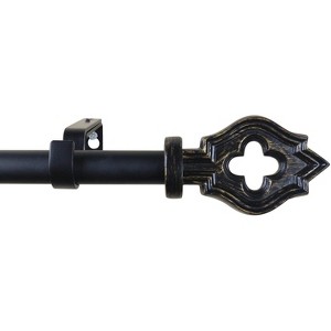 Urbanest 1-inch Diameter Leto Drapery Curtain Rod - 2 Finishes - 1 of 1