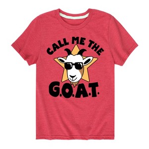 Boys' - Instant Message - Call Me The Goat Short Sleeve Graphic T-Shirt - 1 of 4