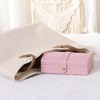 Unique Bargains Travel PU Leather Jewelry Storage Display Holder - 4 of 4