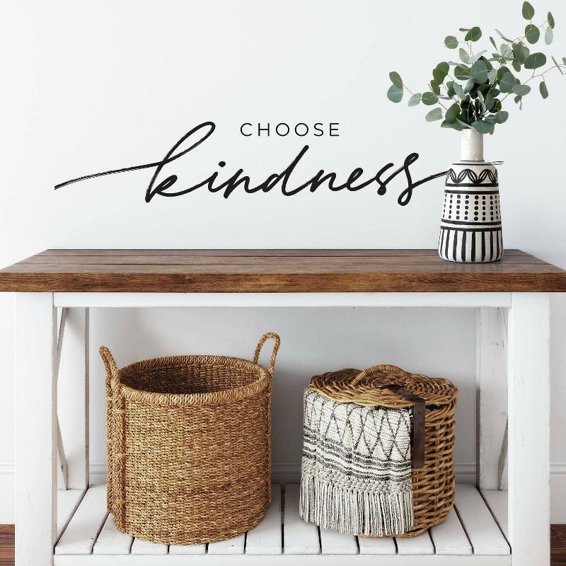 Choose Kindness Peel and Stick Wall Decal Black - RoomMates, 3 of 6