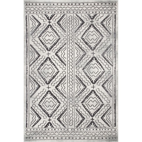 White Solid Loomed Area Rug 9'x12' - Nuloom : Target