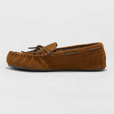 mens moccasin slippers target