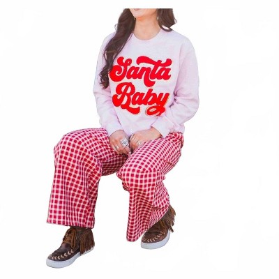 Women's Santa Baby Sweatshirt - Howdy Hanny