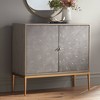 55 Downing Street Tate 39 1/2" Wide 2-Door Gray Wood Modern Accent Chest - 2 of 4