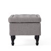 Classic Rectangle Storage Hilton Ottoman for living room-Christopher Knight Home - 3 of 4