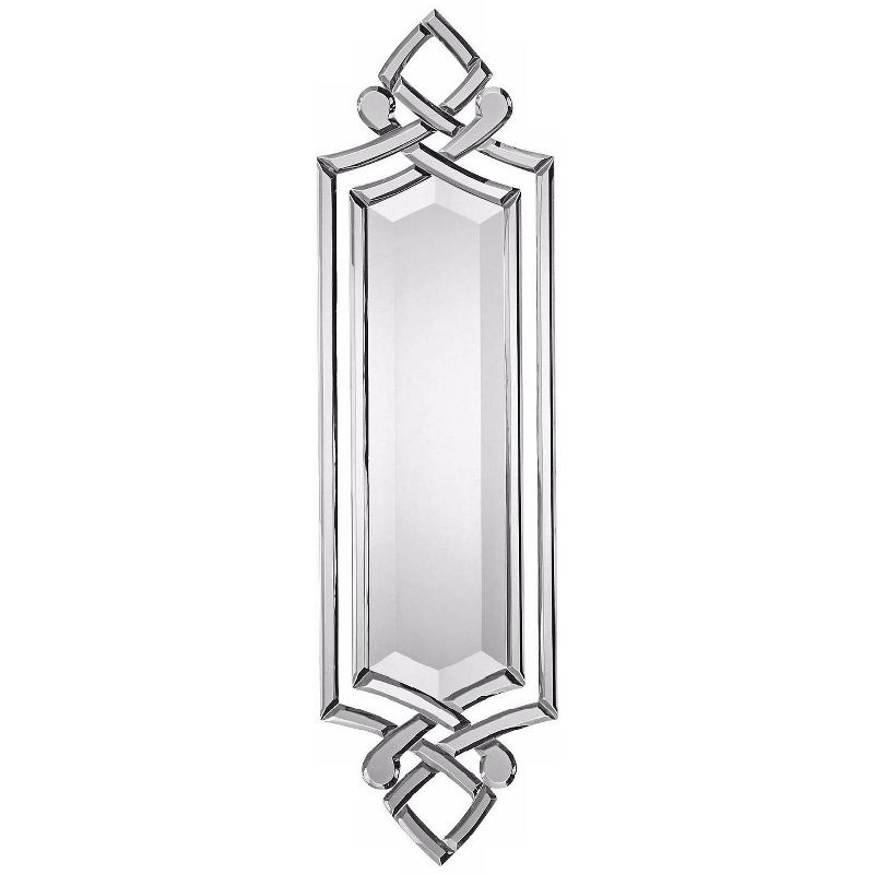 Uttermost Diamond Vanity Accent Wall Mirror Vintage Mirrored Edges Beveled 10" Wide for Bathroom Bedroom Living Room Home House, 1 of 2