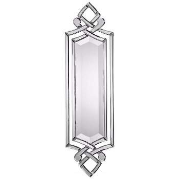 Uttermost Diamond Vanity Accent Wall Mirror Vintage Mirrored Edges Beveled 10" Wide for Bathroom Bedroom Living Room Home House