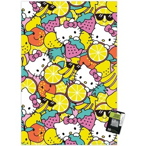Trends International Hello Kitty: 2016 Fun and Fruity - Sweet Citrus Collage Unframed Wall Poster Prints - 1 of 4
