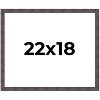 PosterPalooza | Slim Profile Brown Picture Frame - UV Acrylic, Backing Board, Hanging Hardware Included - 2 of 4