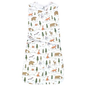 Hudson Baby Convertible Swaddle Sleep Sack, Sweet Woodland - 1 of 4