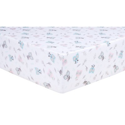 Trend Lab Fitted Crib Sheet - Feathered Friends